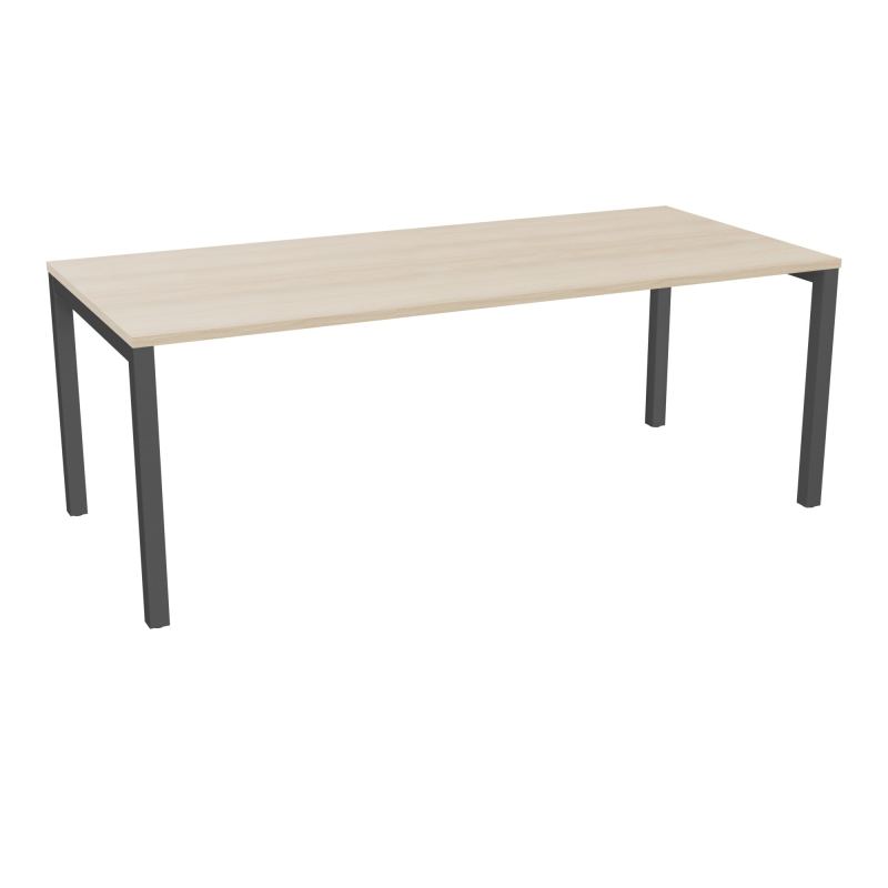 BUREAU ARIAL T RECT L200 P90EP25 PIED CARRE ARCHE FX RZ SC