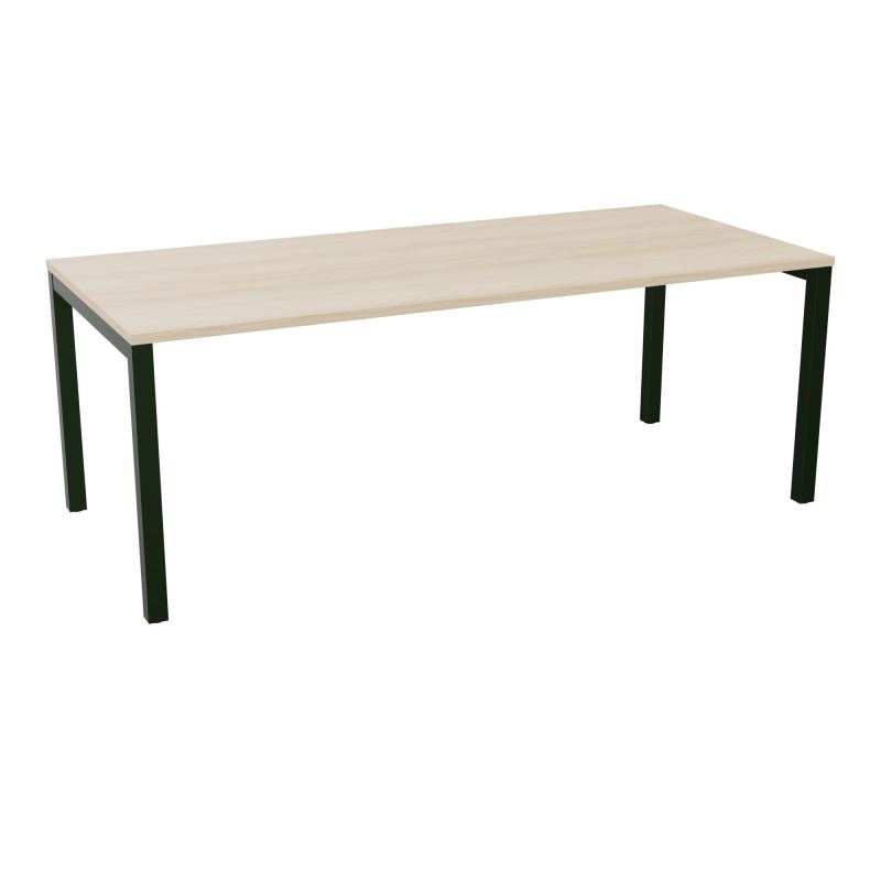 BUREAU ARIAL T RECT L200 P90EP25 PIED CARRE ARCHE FX RZ ST