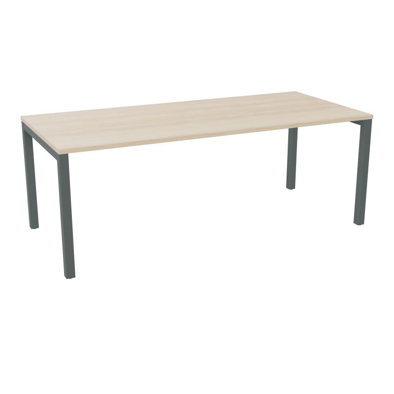 BUREAU ARIAL T RECT L200 P90EP25 PIED CARRE ARCHE FX RZ SU