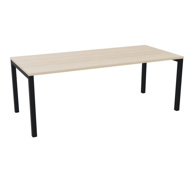 BUREAU ARIAL T RECT L200 P90EP25 PIED CARRE ARCHE FX RZ ZP