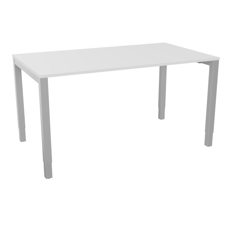 BUREAU ARIAL T RECT L140XP80 EP19 PIED CARRE ARCHE REGLABLE  MG SA