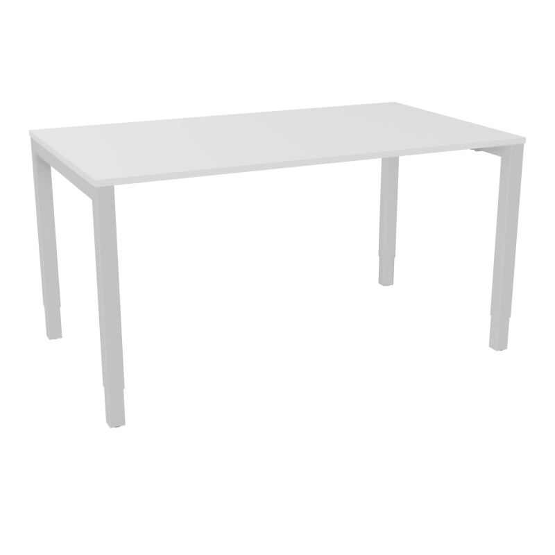 BUREAU ARIAL T RECT L140XP80EP19 PIED CARRE ARCHE REGLABLE MG SD