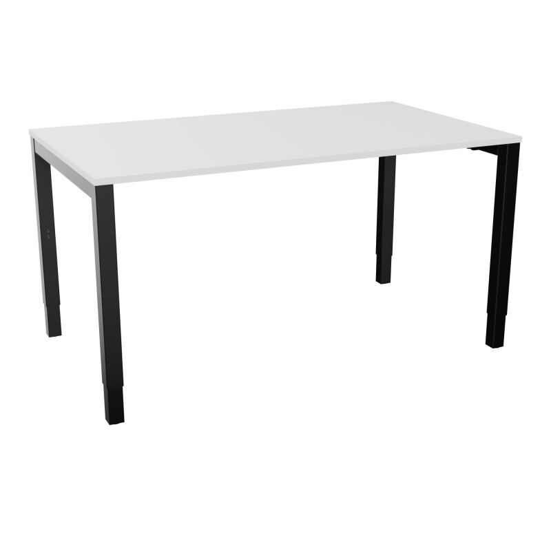BUREAU ARIAL T RECT L140XP80 EP19 PIED CARRE ARCHE REGLABLE MG SG