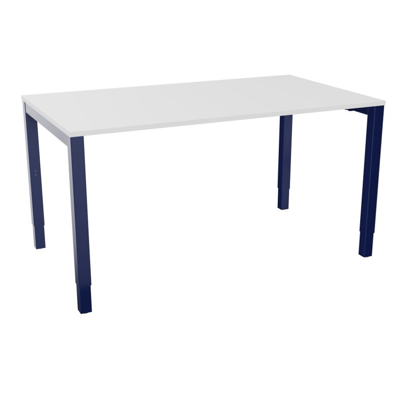 BUREAU ARIAL T RECT L140XP80EP19 PIED CARRE ARCHE REGLABLE MG X4
