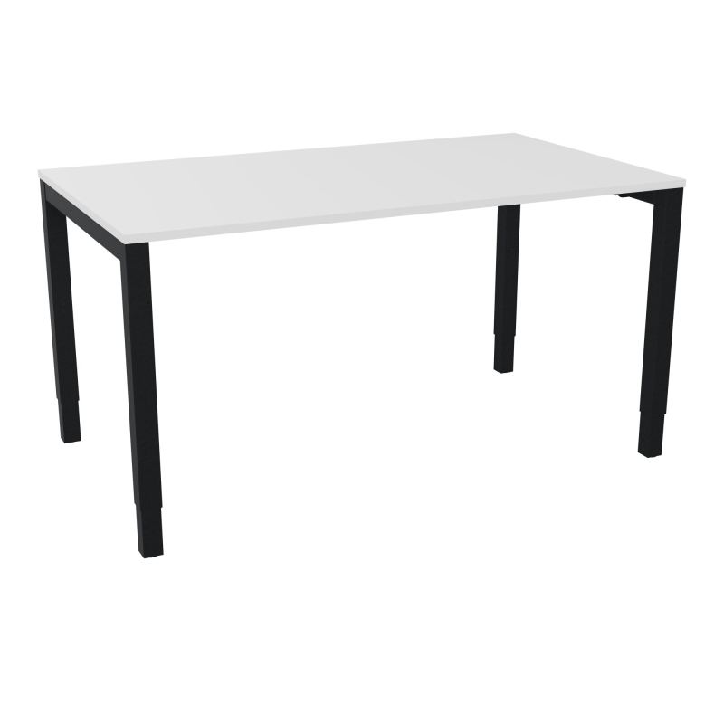 BUREAU ARIAL T RECT L140XP80EP19 PIED CARRE ARCHE REGLABLE MG ZP