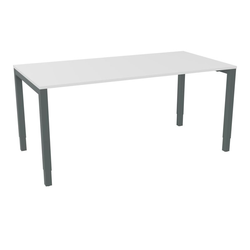 BUREAU ARIAL T RECT L160XP80EP19 PIED CARRE ARCHE REGLABLE MG SU