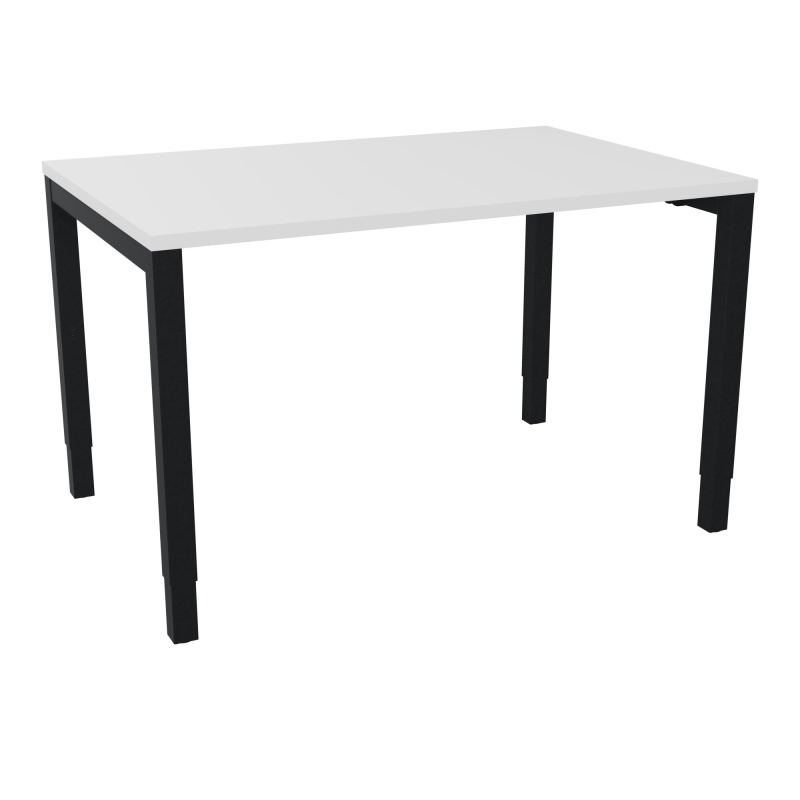 BUREAU ARIAL T RECT L120XP80EP25 PIED CARRE ARCHE REGLABLE MG ZP