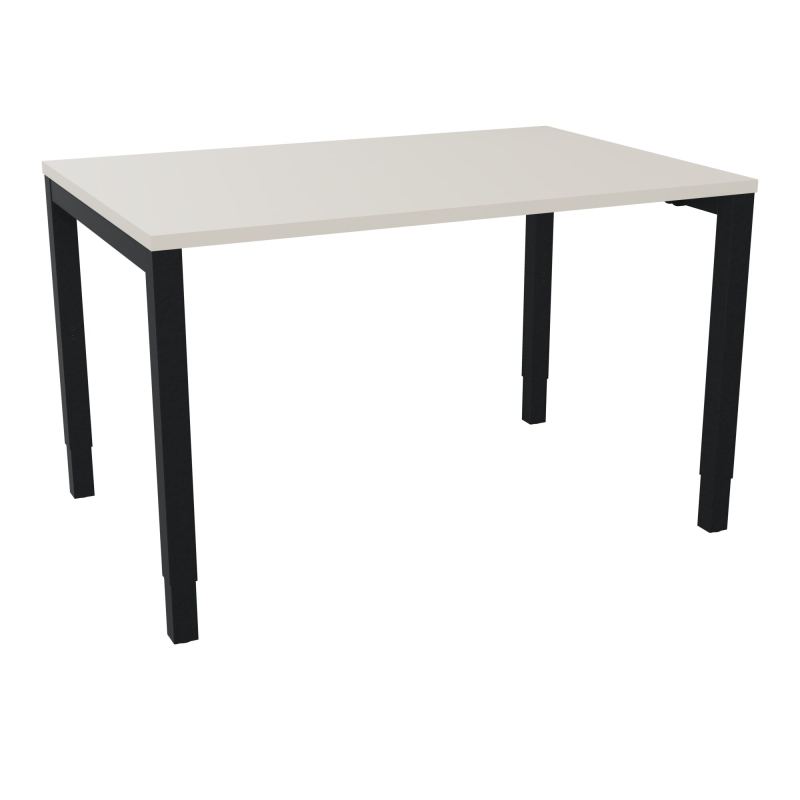 BUREAU ARIAL T RECT L120XP80EP25 PIED CARRE ARCHE REGLABLE N5 ZP
