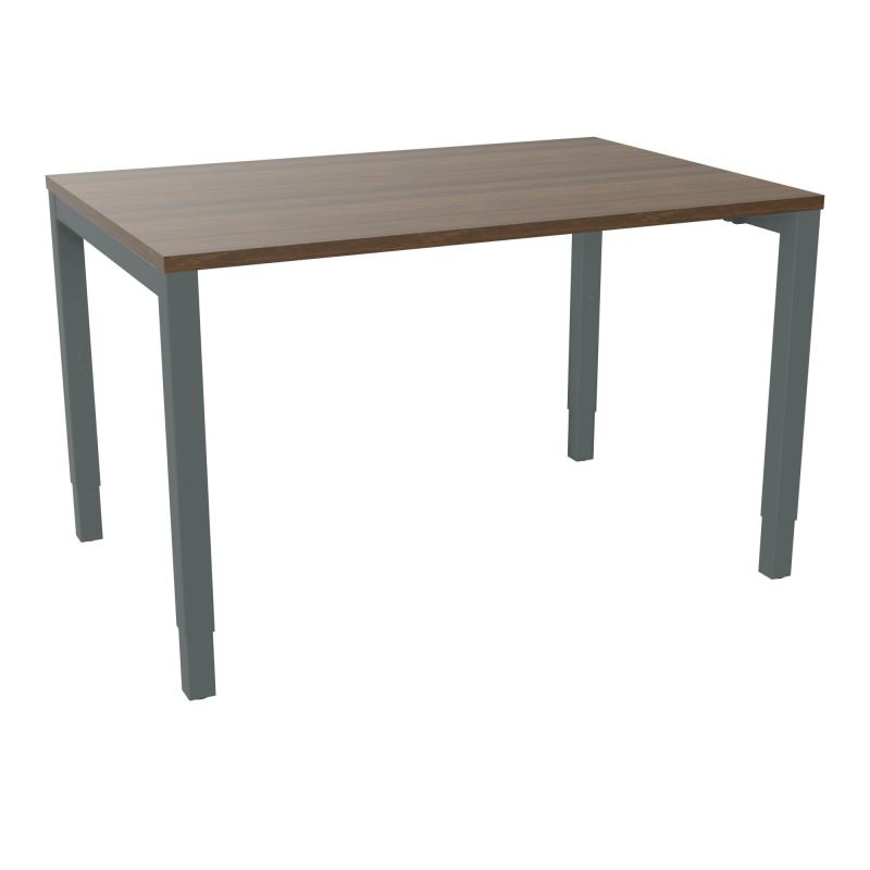 BUREAU ARIAL T RECT L120XP80EP25 PIED CARRE ARCHE REGLABLE N6 SU