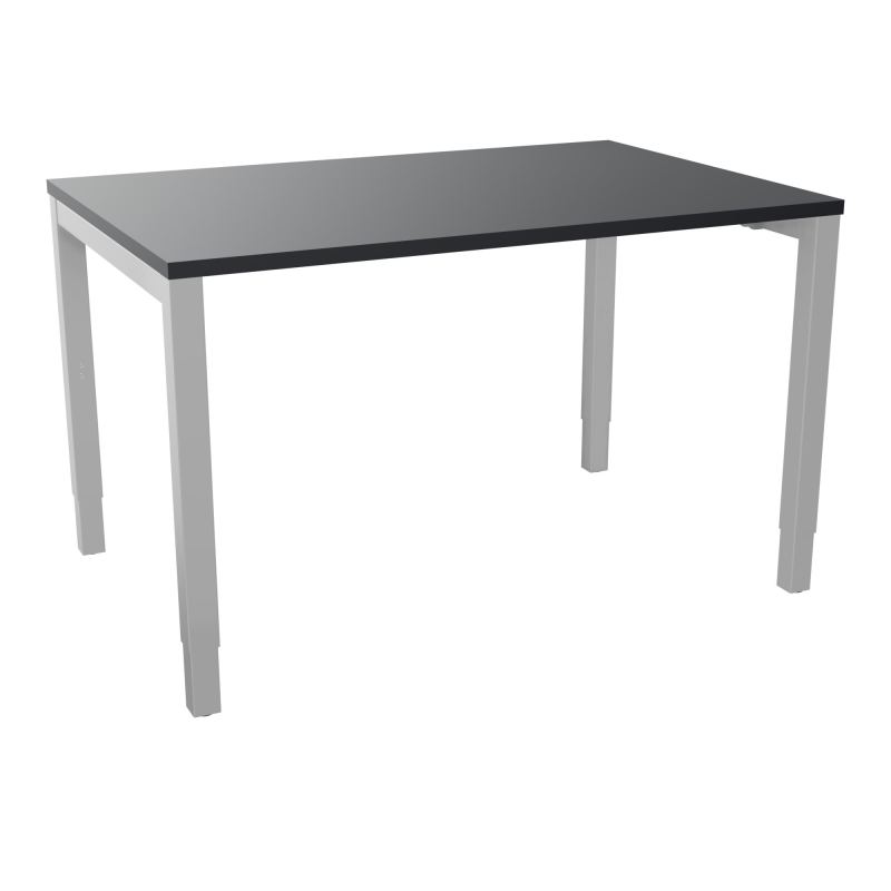 BUREAU ARIAL T RECT L120XP80EP25 PIED CARRE ARCHE REGLABLE  R9 SA