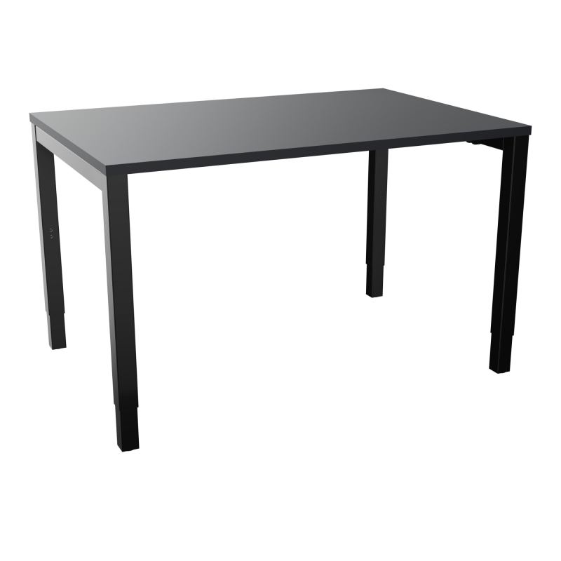 BUREAU ARIAL T RECT L120XP80EP25 PIED CARRE ARCHE REGLABLE  R9 SG