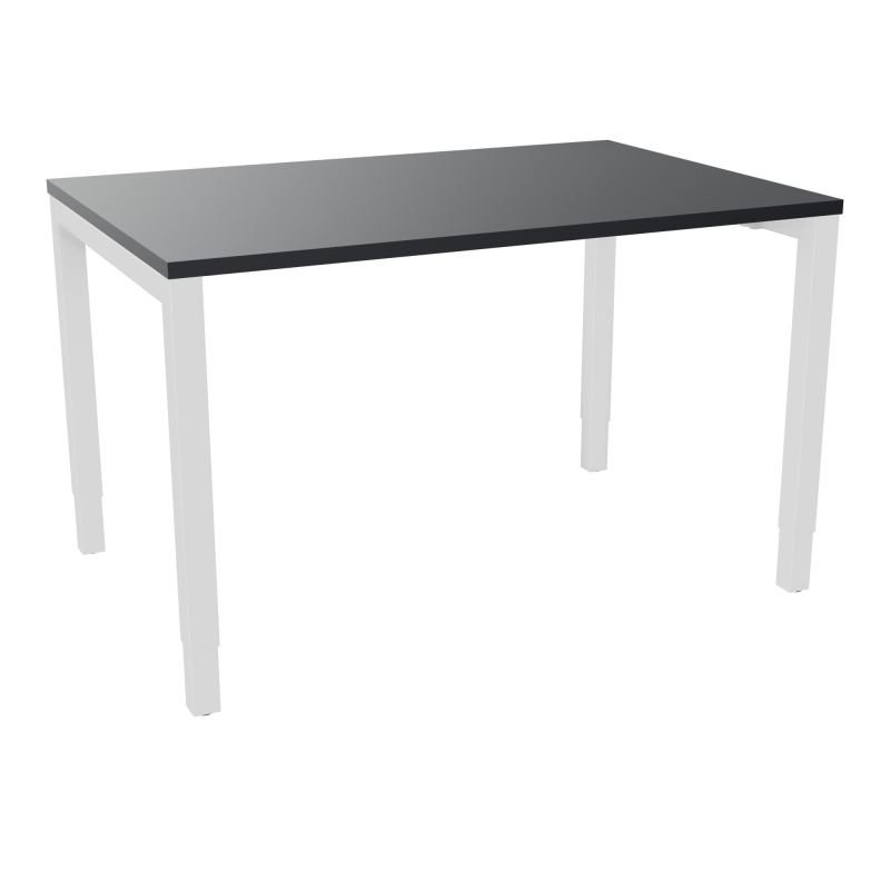 BUREAU ARIAL T RECT L120XP80EP25 PIED CARRE ARCHE REGLABLE  R9 SO