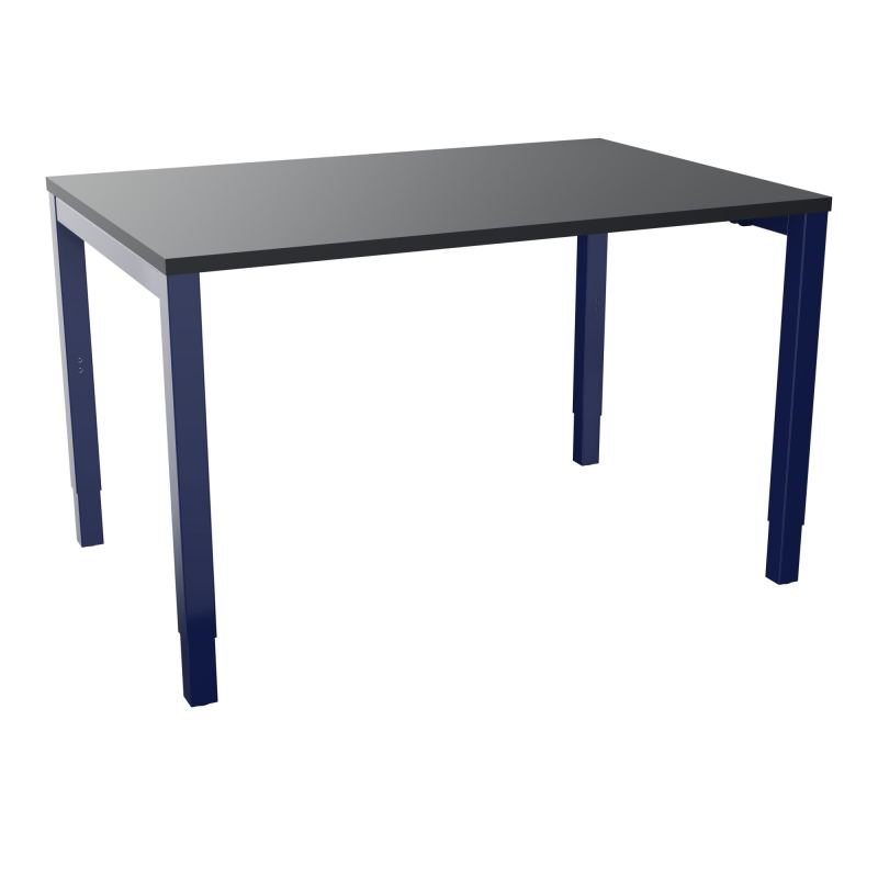 BUREAU ARIAL T RECT L120XP80EP25 PIED CARRE ARCHE REGLABLE  R9 X4