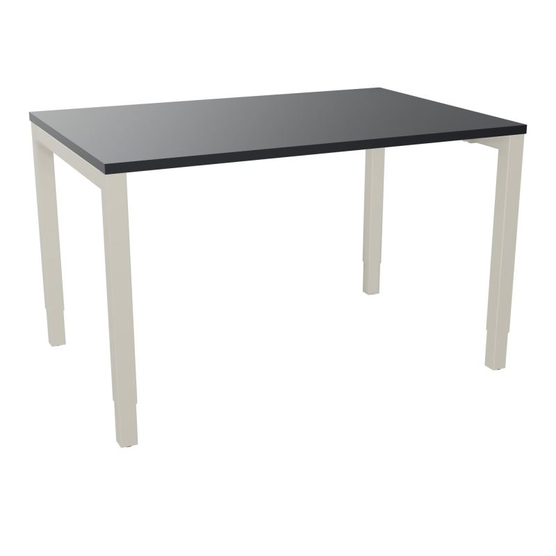 BUREAU ARIAL T RECT L120XP80EP25 PIED CARRE ARCHE REGLABLE  R9 ZC