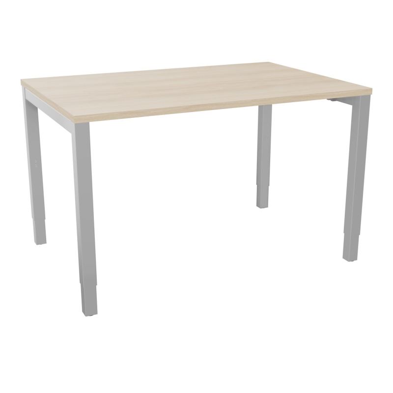 BUREAU ARIAL T RECT L120XP80EP25 PIED CARRE ARCHE REGLABLE RZ SA