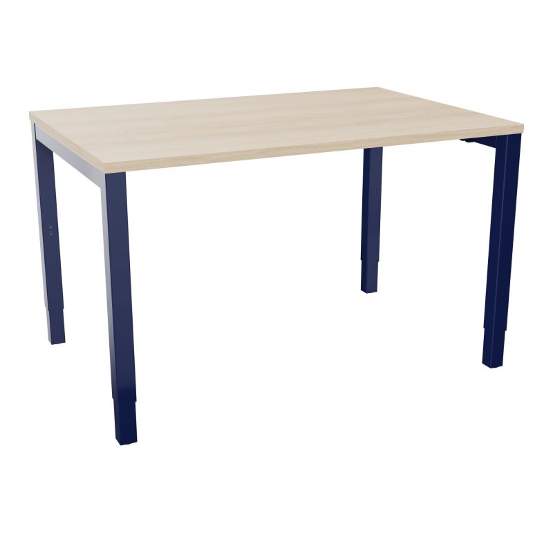 BUREAU ARIAL T RECT L120XP80EP25 PIED CARRE ARCHE REGLABLE RZ X4