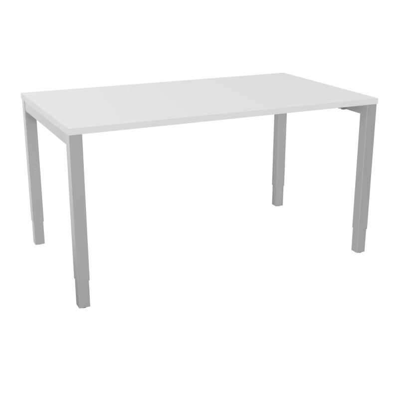 BUREAU ARIAL T RECT L140XP80 EP25 PIED CARRE ARCHE REGLABLE  MG SA