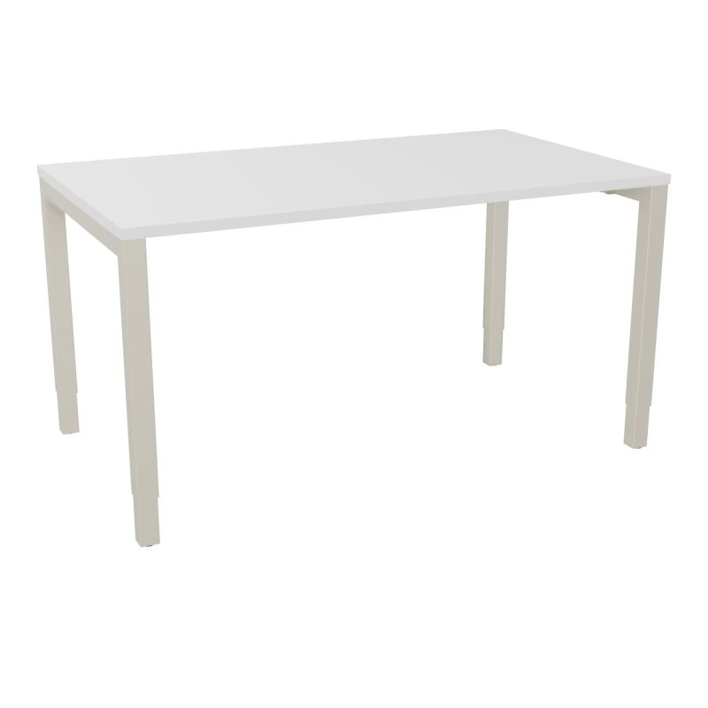 BUREAU ARIAL T RECT L140XP80EP25 PIED CARRE ARCHE REGLABLE MG ZC