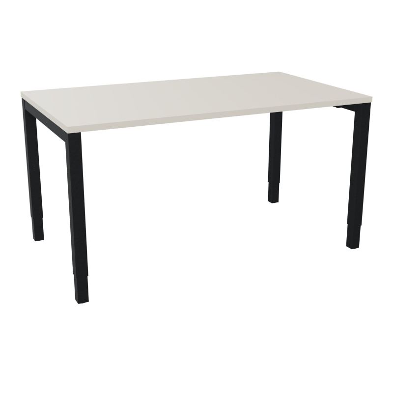 BUREAU ARIAL T RECT L140XP80EP25 PIED CARRE ARCHE REGLABLE N5 ZP