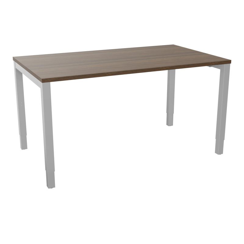 BUREAU ARIAL T RECT L140XP80EP25 PIED CARRE ARCHE REGLABLE N6 SA