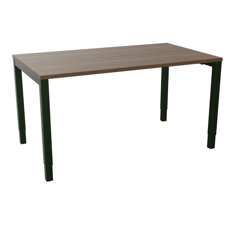 BUREAU ARIAL T RECT L140XP80EP25 PIED CARRE ARCHE REGLABLE N6 ST