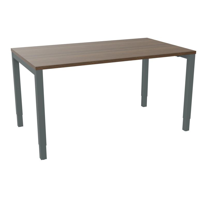 BUREAU ARIAL T RECT L140XP80EP25 PIED CARRE ARCHE REGLABLE N6 SU