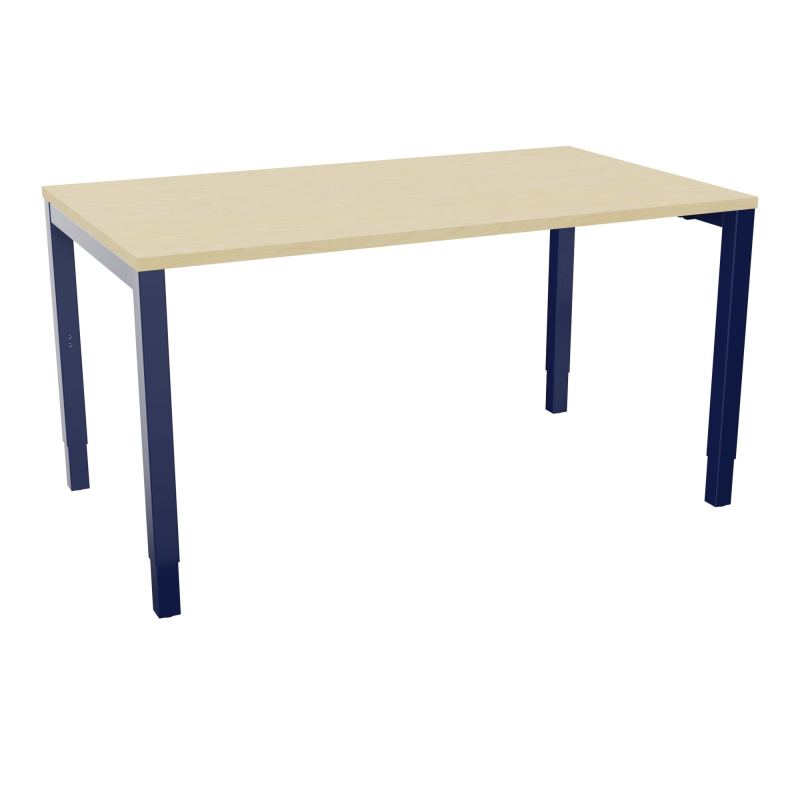 BUREAU ARIAL T RECT L140XP80EP25 PIED CARRE ARCHE REGLABLE N8 X4