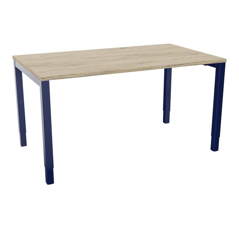 BUREAU ARIAL T RECT L140XP80EP25 PIED CARRE ARCHE REGLABLE R3 X4