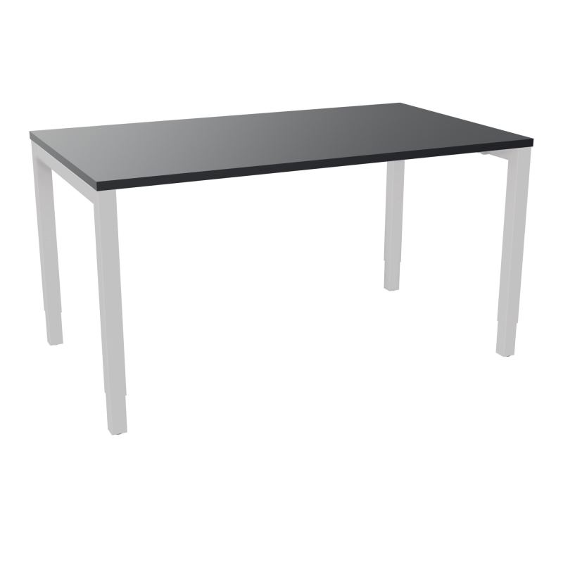 BUREAU ARIAL T RECT L140XP80EP25 PIED CARRE ARCHE REGLABLE  R9 SD