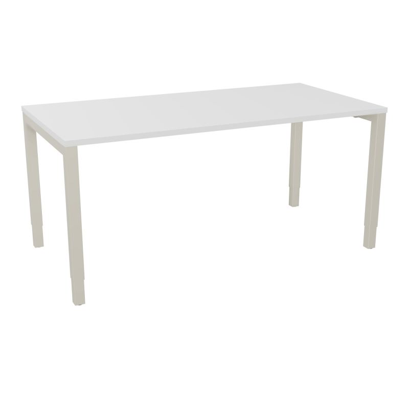 BUREAU ARIAL T RECT L160XP80EP25 PIED CARRE ARCHE REGLABLE MG ZC