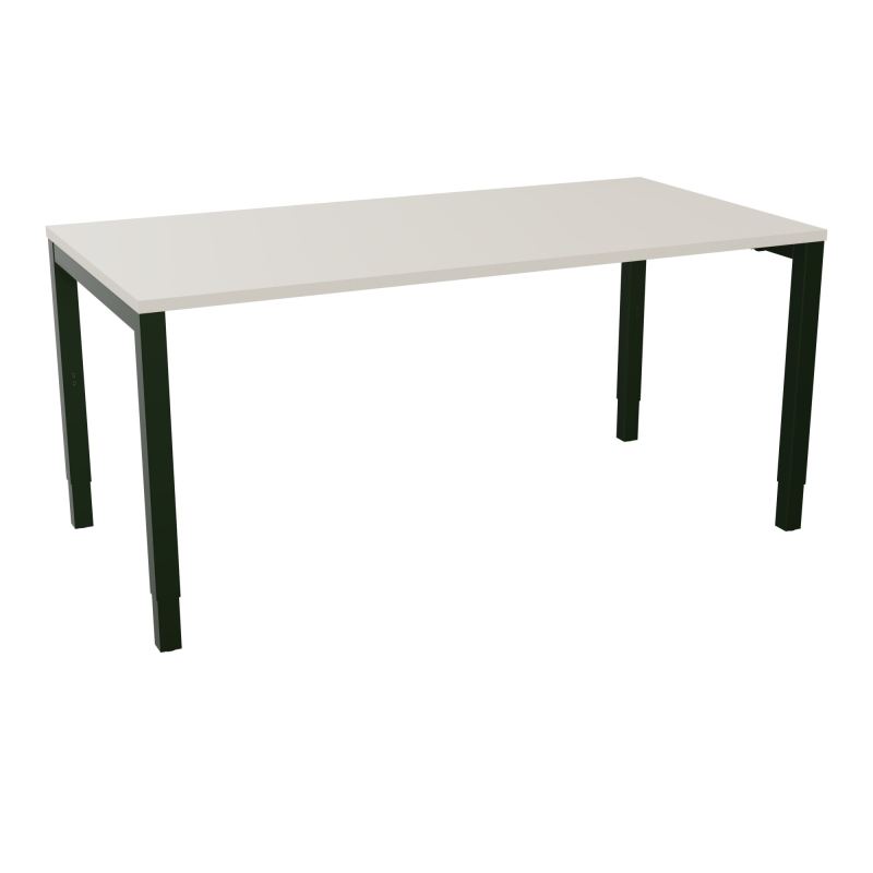 BUREAU ARIAL T RECT L160XP80EP25 PIED CARRE ARCHE REGLABLE N5 ST