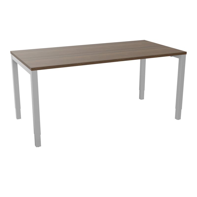 BUREAU ARIAL T RECT L160XP80EP25 PIED CARRE ARCHE REGLABLE N6 SA