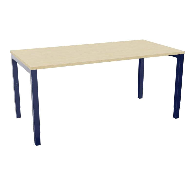 BUREAU ARIAL T RECT L160XP80EP25 PIED CARRE ARCHE REGLABLE N8 X4