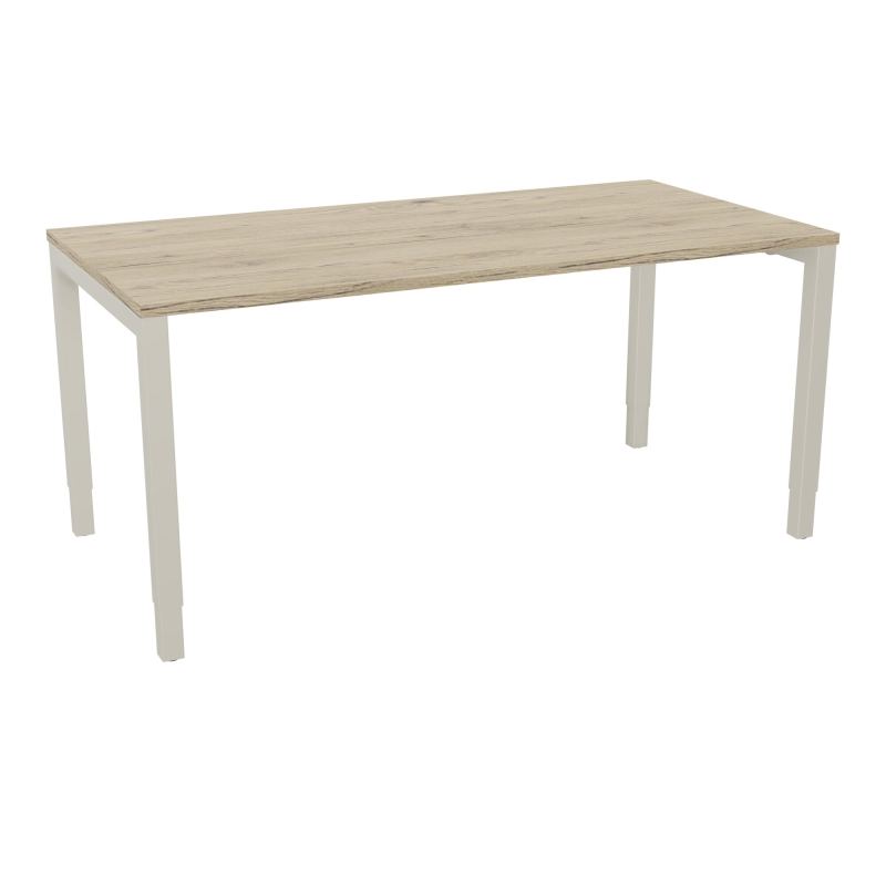 BUREAU ARIAL T RECT L160XP80EP25 PIED CARRE ARCHE REGLABLE R3 ZC