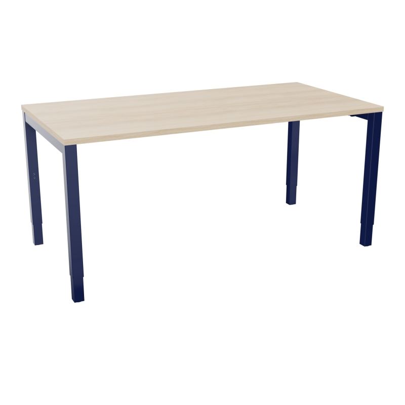 BUREAU ARIAL T RECT L160XP80EP25 PIED CARRE ARCHE REGLABLE RZ X4