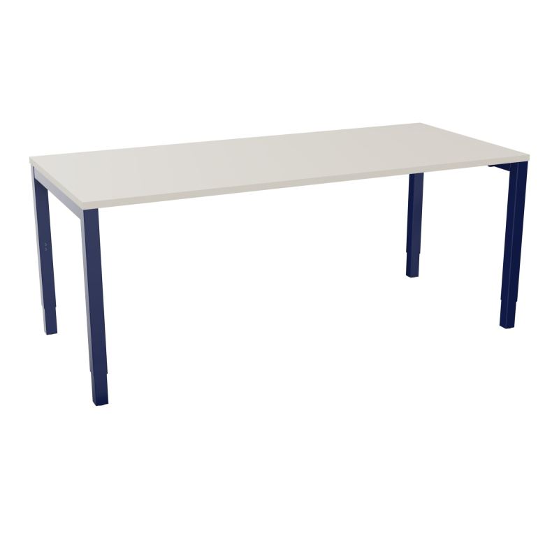 BUREAU ARIAL T RECT L180XP80EP25 PIED CARRE ARCHE REGLABLE N5 X4