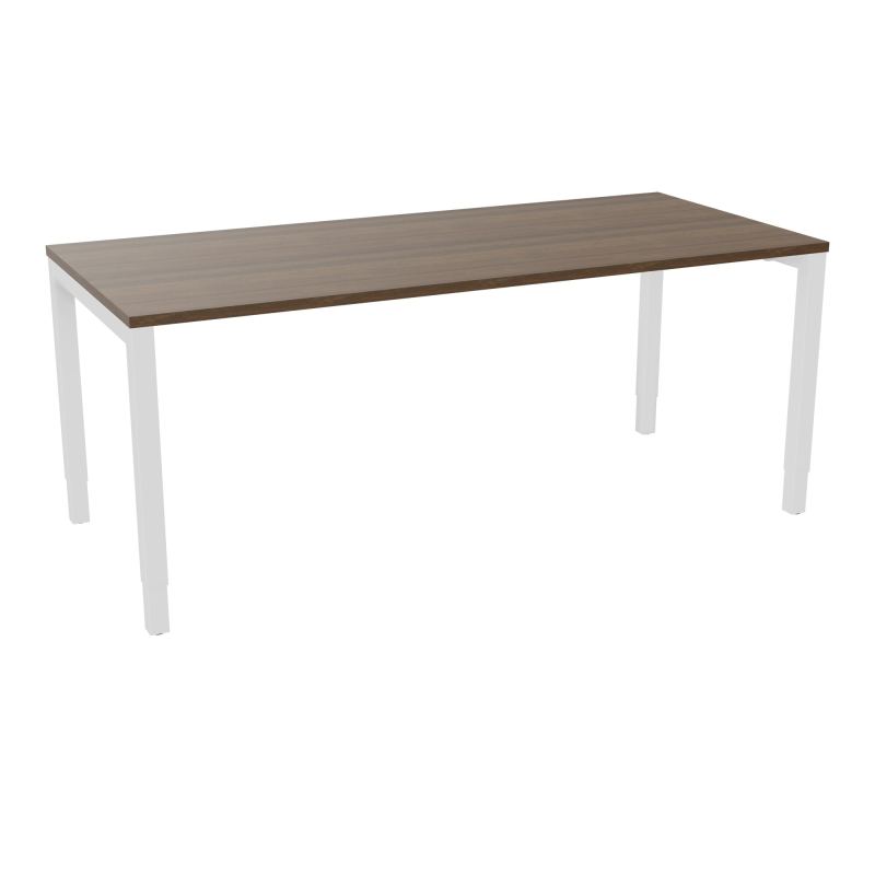 BUREAU ARIAL T RECT L180XP80EP25 PIED CARRE ARCHE REGLABLE N6 ZO