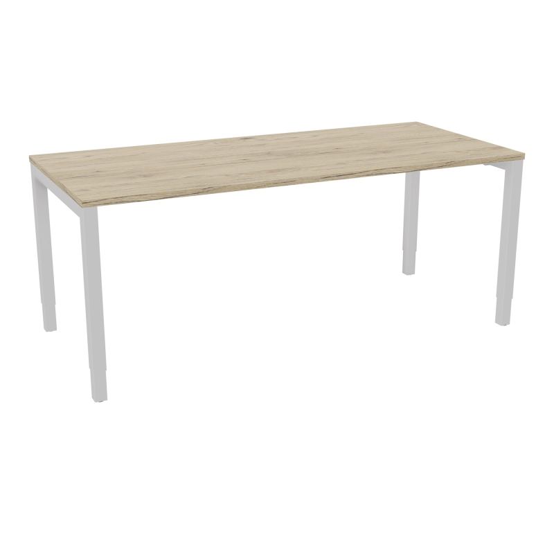 BUREAU ARIAL T RECT L180XP80EP25 PIED CARRE ARCHE REGLABLE R3 SD