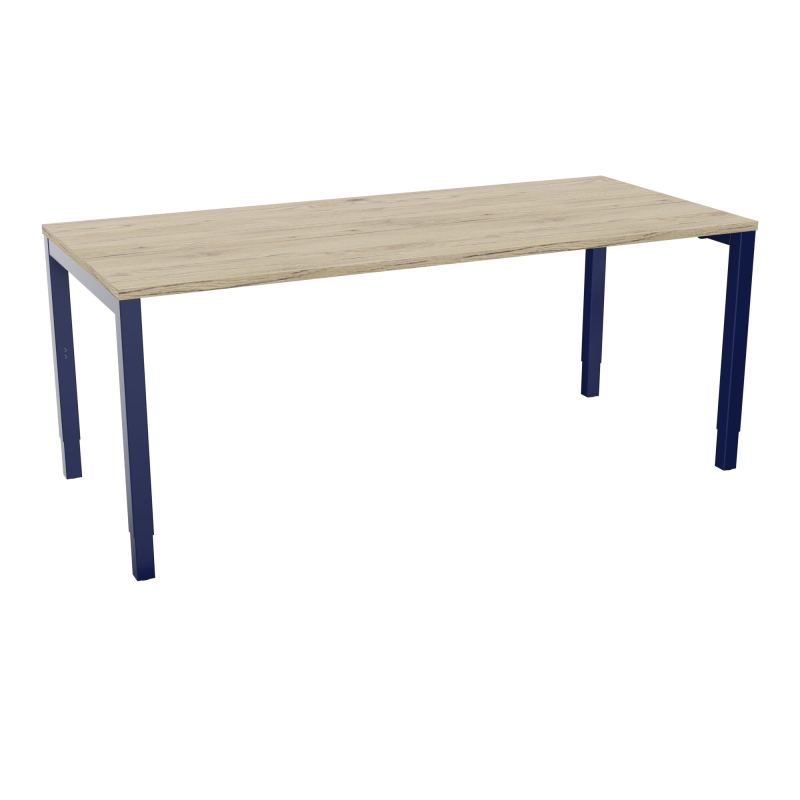 BUREAU ARIAL T RECT L180XP80EP25 PIED CARRE ARCHE REGLABLE R3 X4