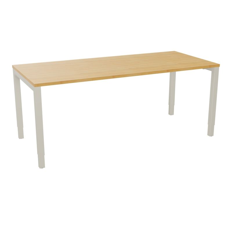 BUREAU ARIAL T RECT L180XP80EP25 PIED CARRE ARCHE REGLABLE  R5 ZC