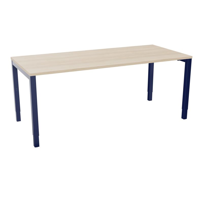 BUREAU ARIAL T RECT L180XP80EP25 PIED CARRE ARCHE REGLABLE RZ X4
