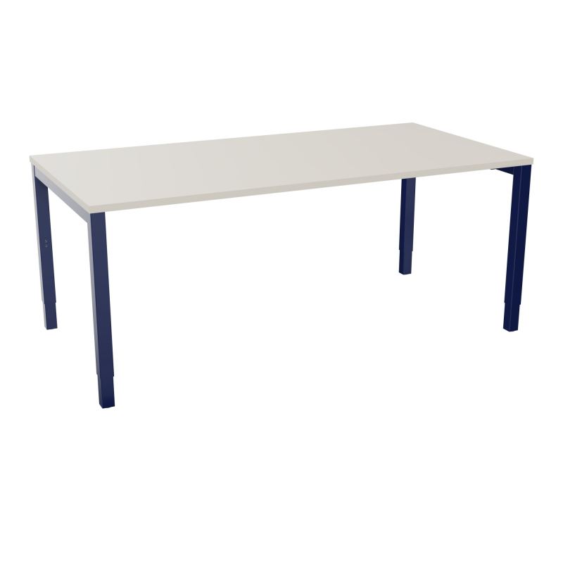 BUREAU ARIAL T RECT L180 P90EP25 PIED CARRE ARCHE REGLABLE N5 X4