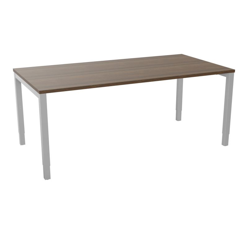 BUREAU ARIAL T RECT L180 P90EP25 PIED CARRE ARCHE REGLABLE N6 SA