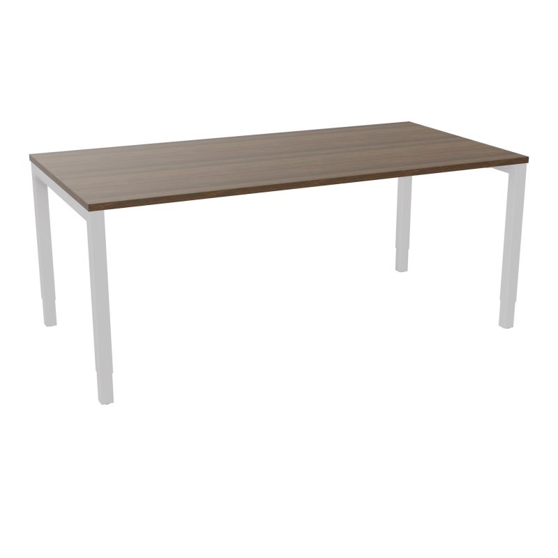BUREAU ARIAL T RECT L180 P90EP25 PIED CARRE ARCHE REGLABLE N6 SD
