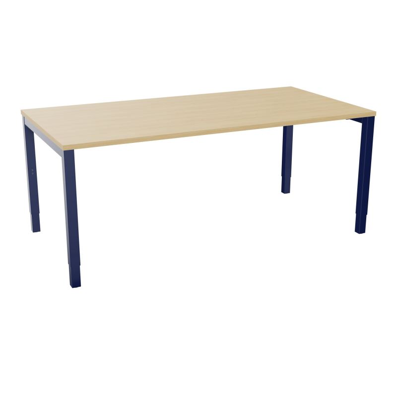 BUREAU ARIAL T RECT L180 P90EP25 PIED CARRE ARCHE REGLABLE  R1 X4