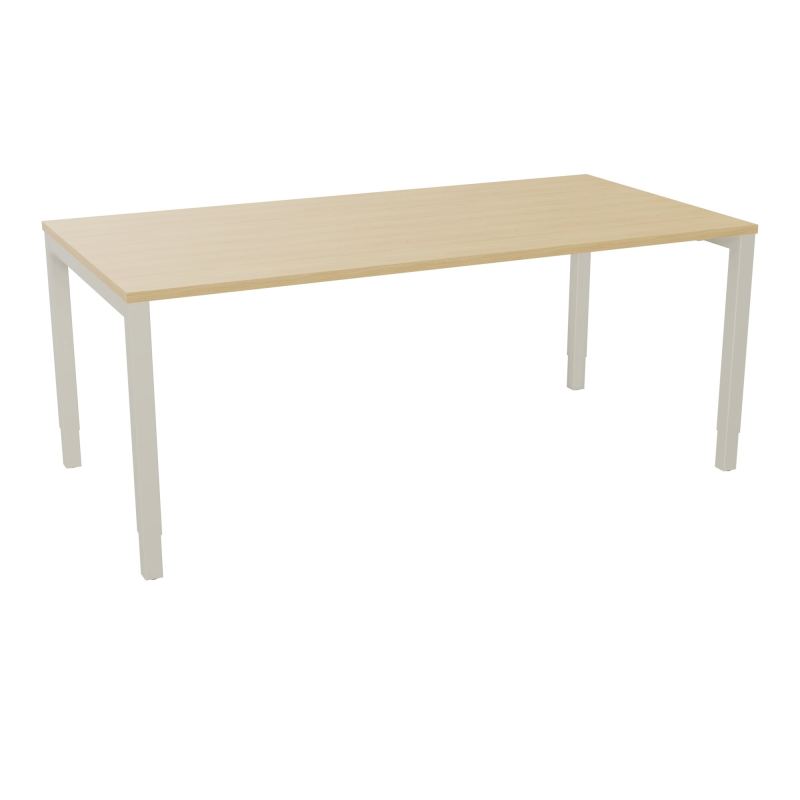 BUREAU ARIAL T RECT L180 P90EP25 PIED CARRE ARCHE REGLABLE  R1 ZC