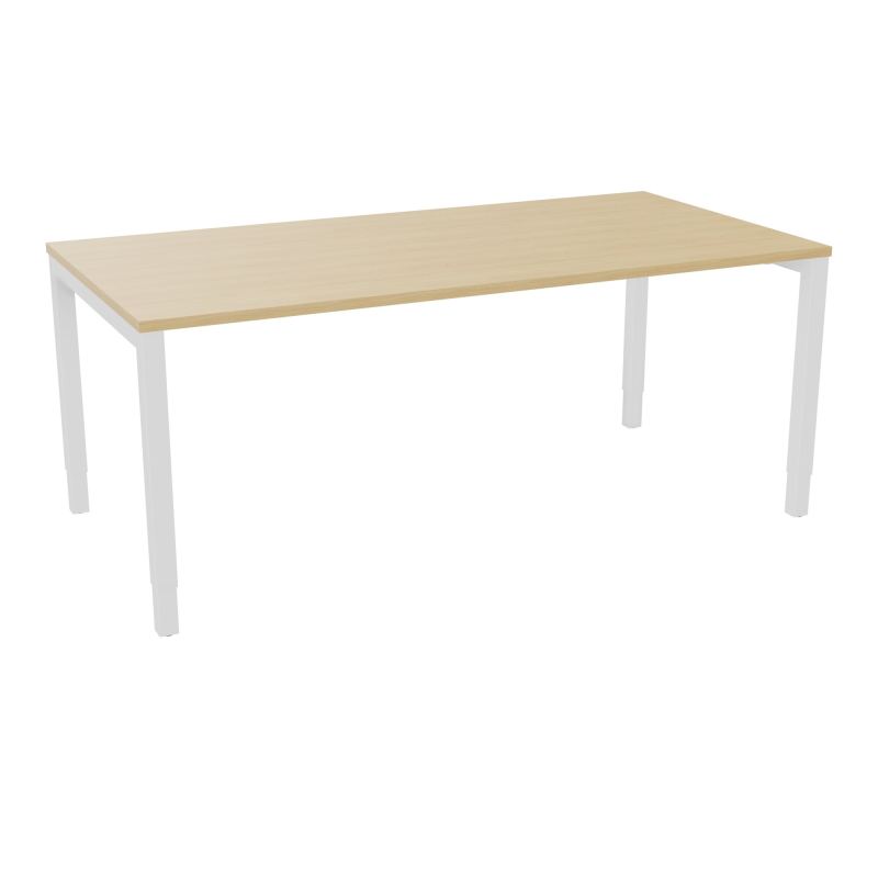 BUREAU ARIAL T RECT L180 P90EP25 PIED CARRE ARCHE REGLABLE  R1 ZO