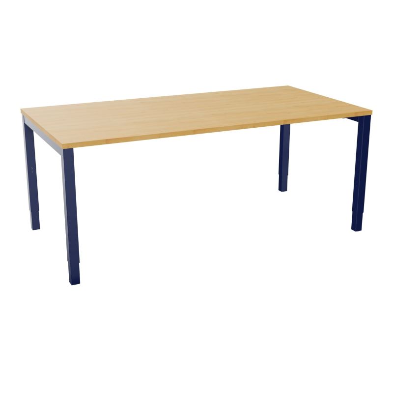 BUREAU ARIAL T RECT L180 P90EP25 PIED CARRE ARCHE REGLABLE  R5 X4