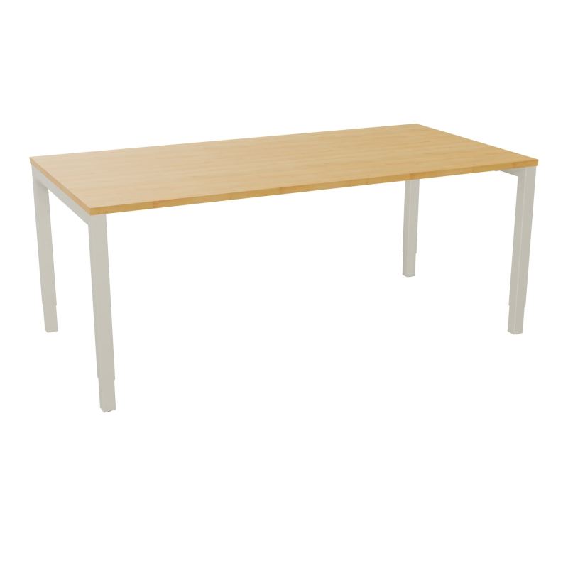 BUREAU ARIAL T RECT L180 P90EP25 PIED CARRE ARCHE REGLABLE  R5 ZC