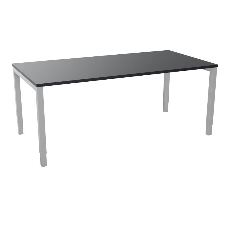 BUREAU ARIAL T RECT L180 P90EP25 PIED CARRE ARCHE REGLABLE  R9 SA